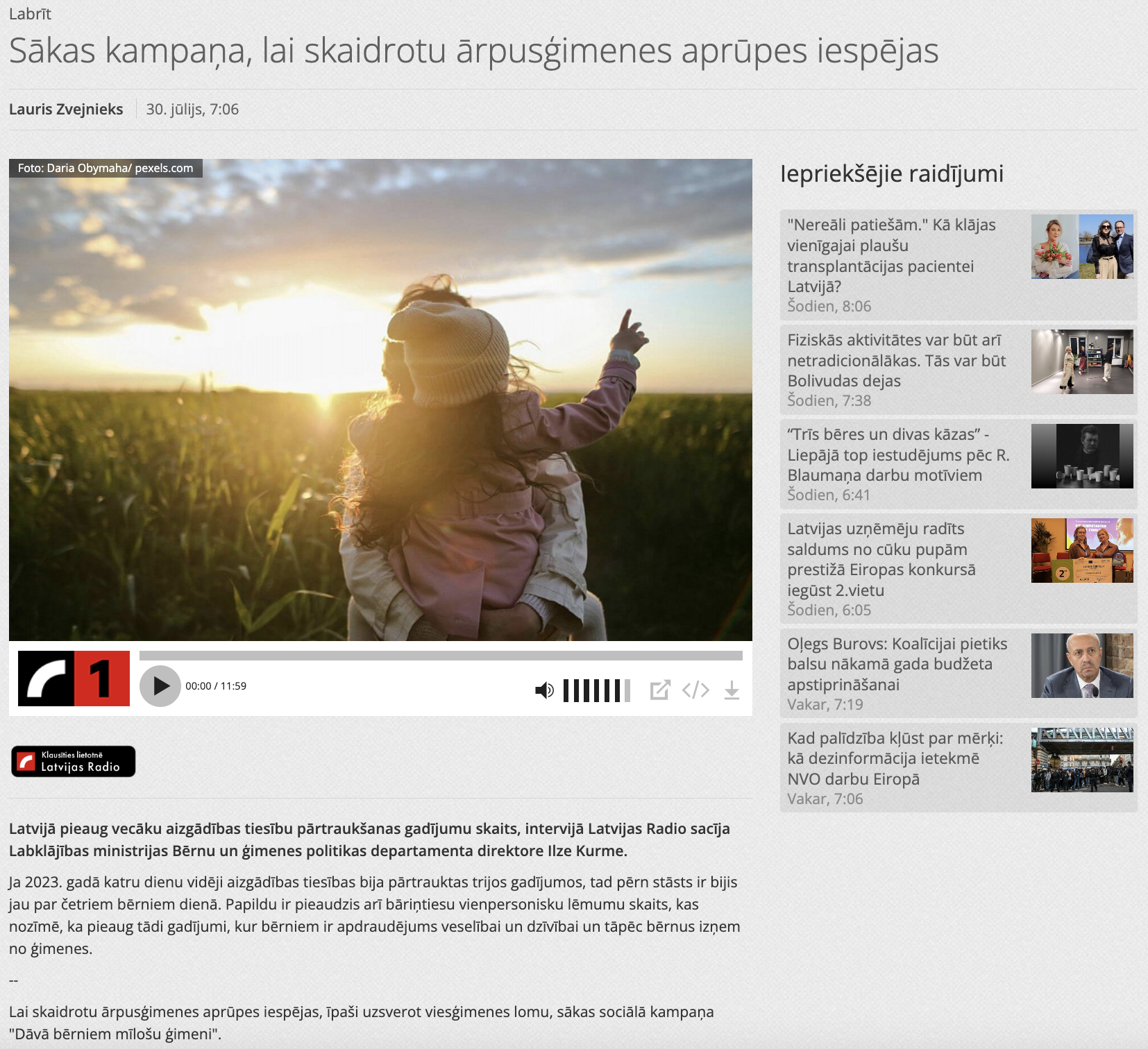 Lm Kampaņa Intervija L R1 Labrīt